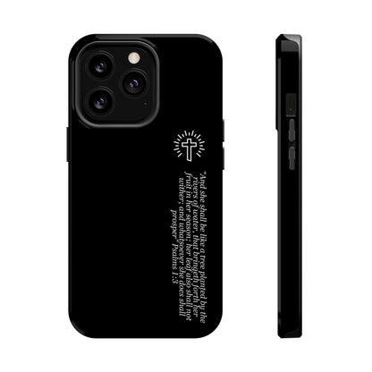 She Shall be Planted MagSafe iPhone® Case Black