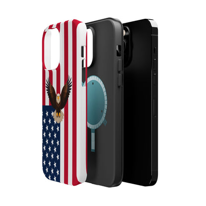 American Flag Magnetic Eagle Phone Case