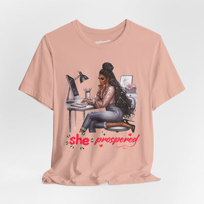 She Prospered Soft Cotton Tee
