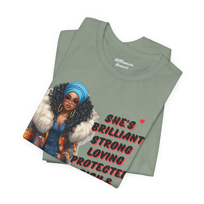 She's Brilliant Soft Cotton Tee
