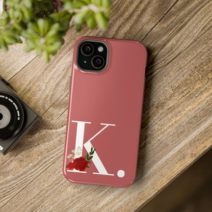 Personalized Letter K MagSafe iPhone® Case