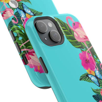 Pink Flamingo MagSafe iPhone® Case