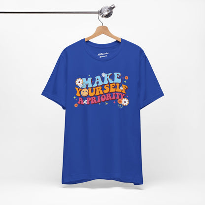 Make Yourself a Priority Soft Cotton Tee