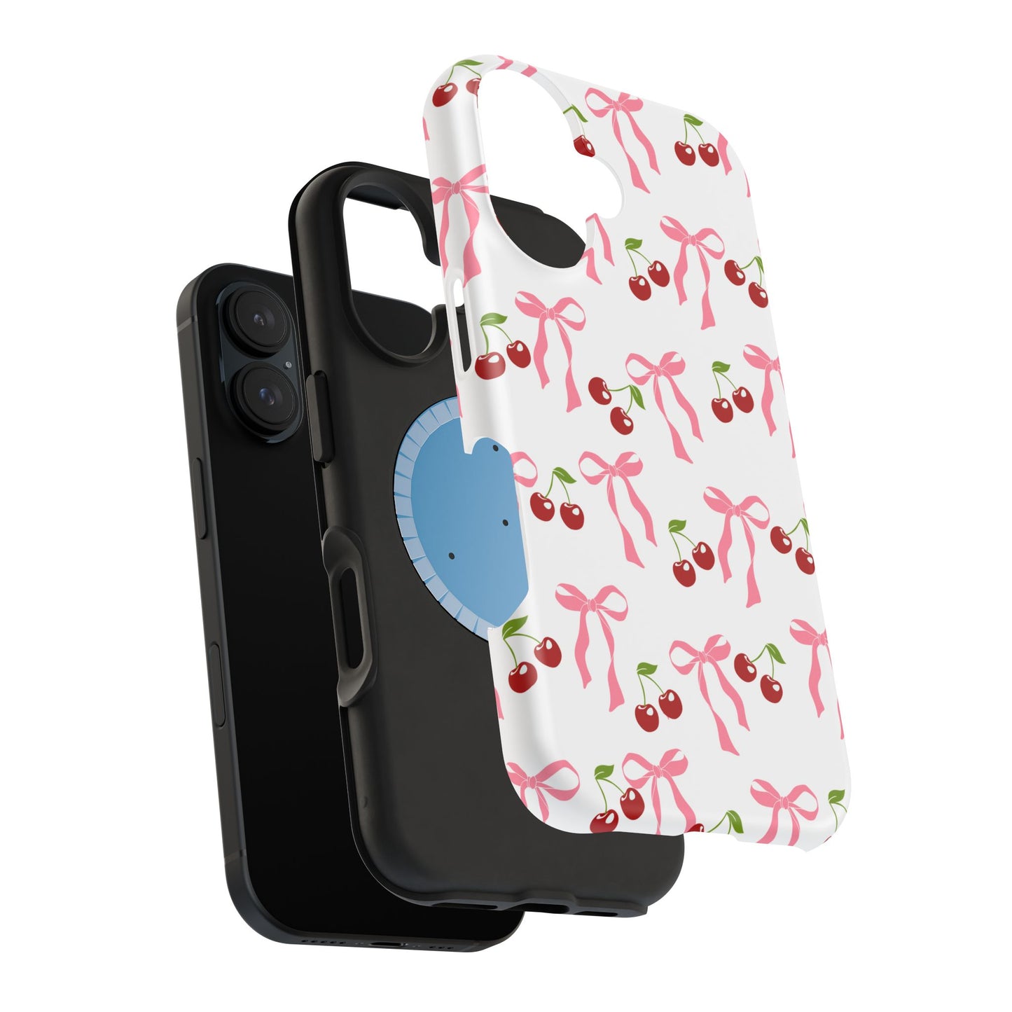 Pink Bows & Cherry MagSafe iPhone® Case