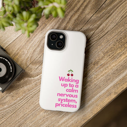 Stay Calm MagSafe iPhone® Case White