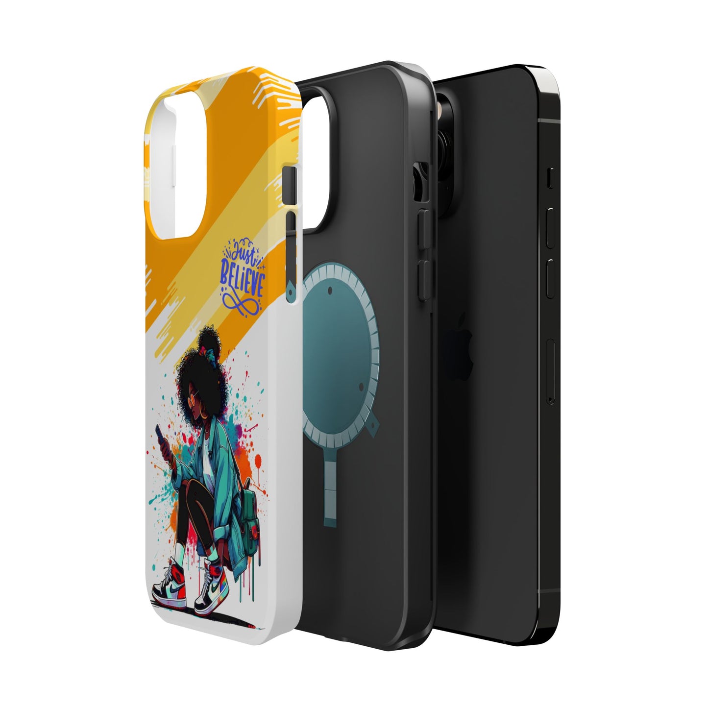 Black Girl Believe MagSafe iPhone® Case