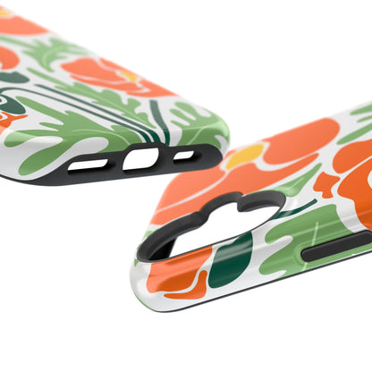 Orange Daisy MagSafe iPhone® Case