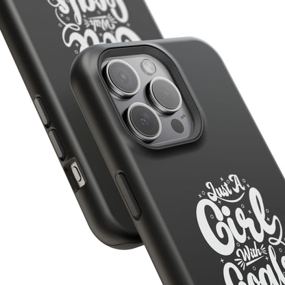 Girl with Goals MagSafe iPhone® Case Black
