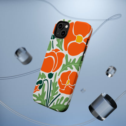 Orange Daisy MagSafe iPhone® Case