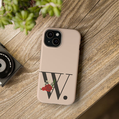 Personalized Letter W MagSafe iPhone® Case