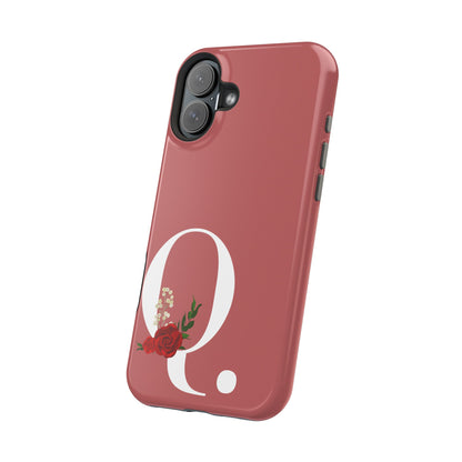 Personalized Letter Q MagSafe iPhone® Case