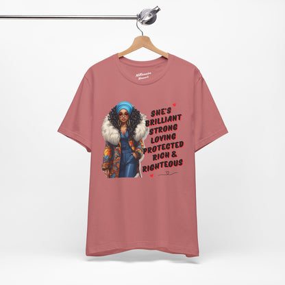 She's Brilliant Soft Cotton Tee