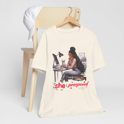 She Prospered Soft Cotton Tee