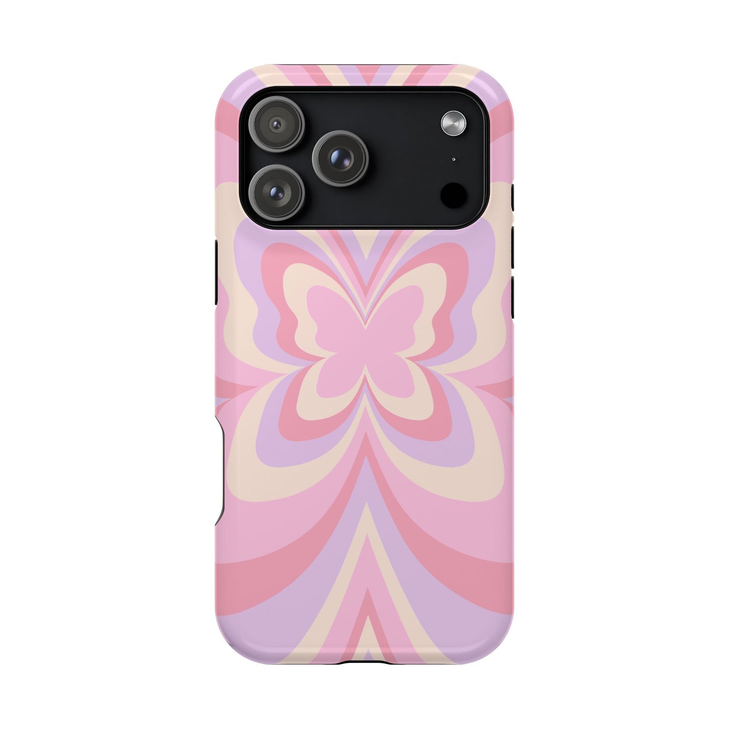 Pink Bow & Butterfly MagSafe iPhone® Case