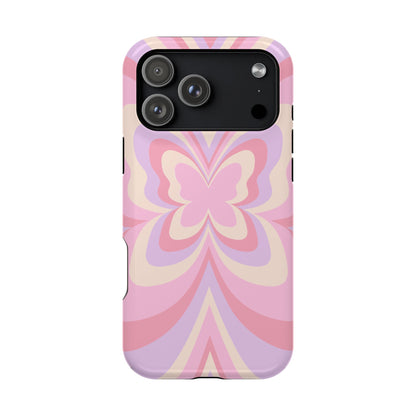 Pink Bow & Butterfly MagSafe iPhone® Case