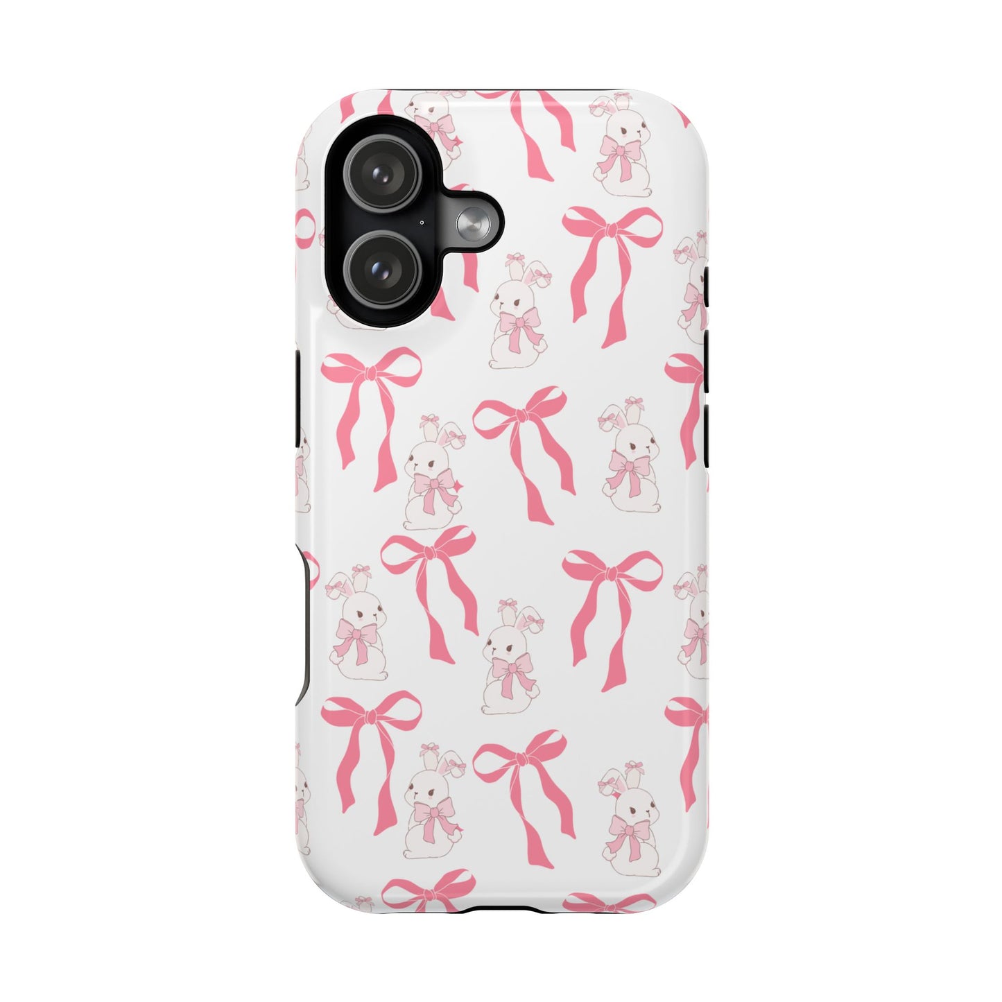 Pink Bows & Bunnies MagSafe iPhone® Case