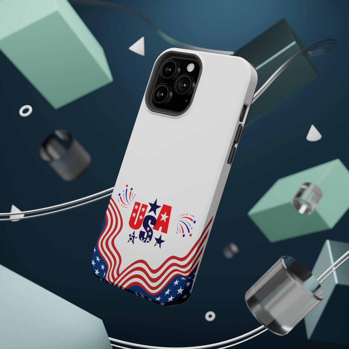 Patriotic Magnetic Phone Case 250 Years Anniversary USA Design