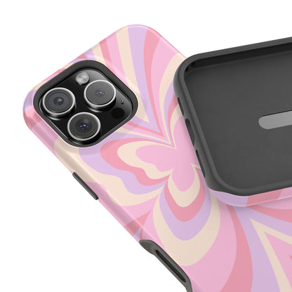 Pink Bow & Butterfly MagSafe iPhone® Case