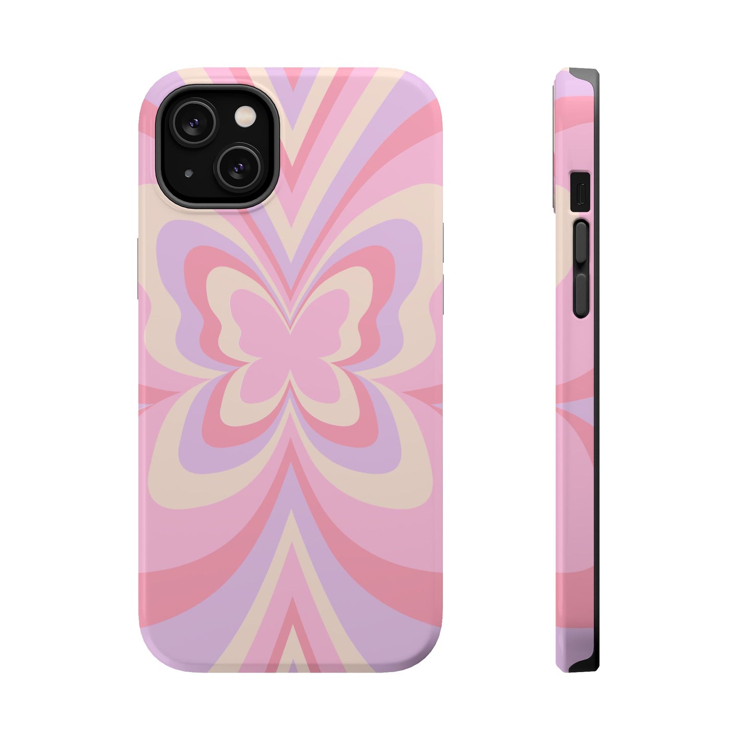 Pink Bow & Butterfly MagSafe iPhone® Case