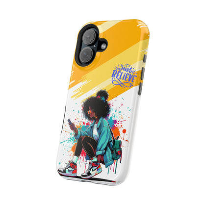 Black Girl Believe MagSafe iPhone® Case