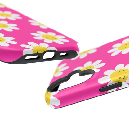 Pink Flowers MagSafe iPhone® Case