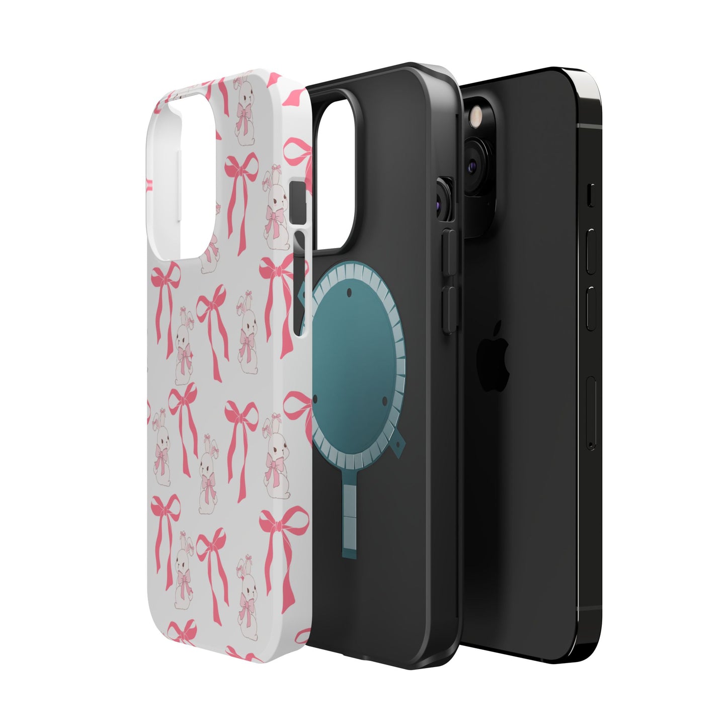 Pink Bows & Bunnies MagSafe iPhone® Case