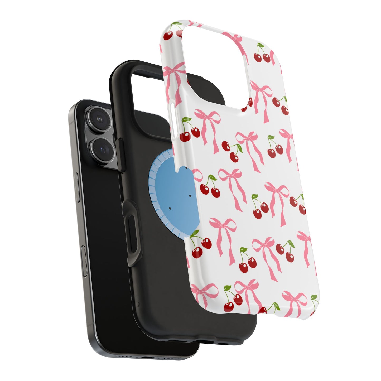 Pink Bows & Cherry MagSafe iPhone® Case