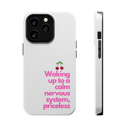 Stay Calm MagSafe iPhone® Case White