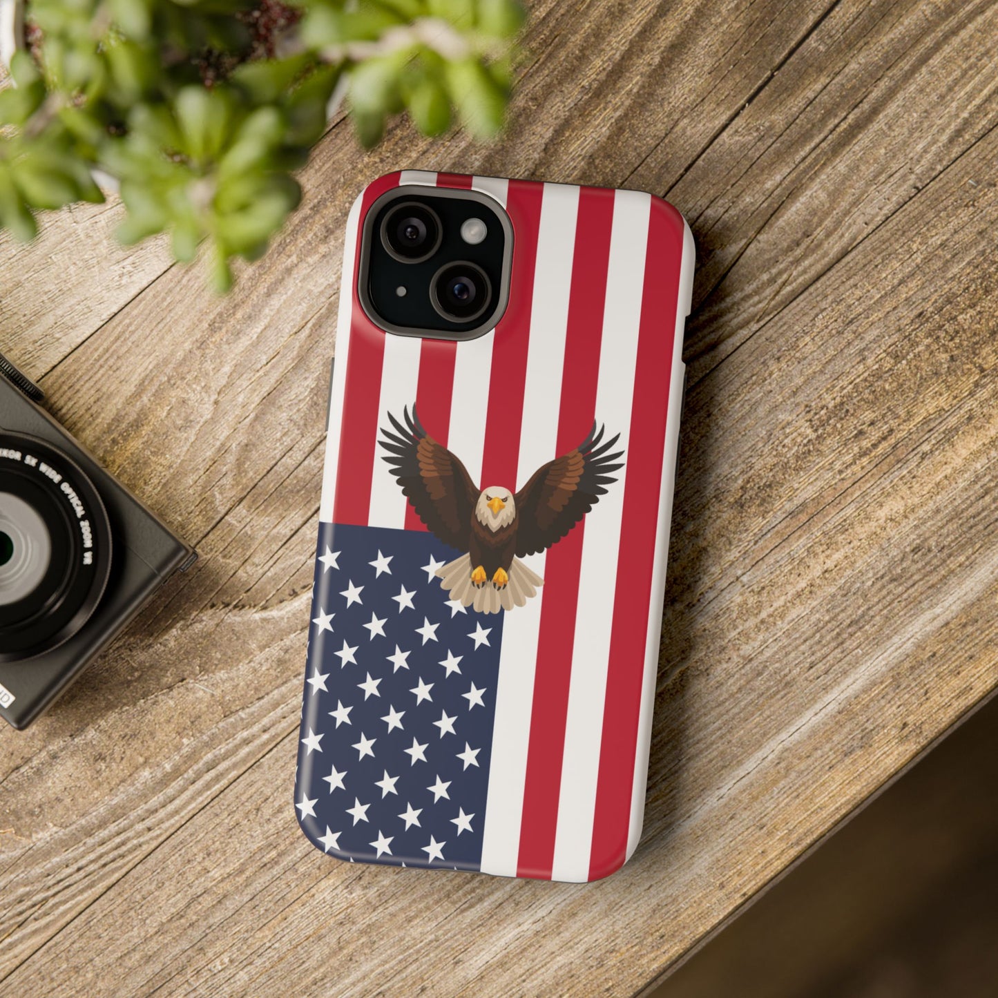 American Flag Magnetic Eagle Phone Case