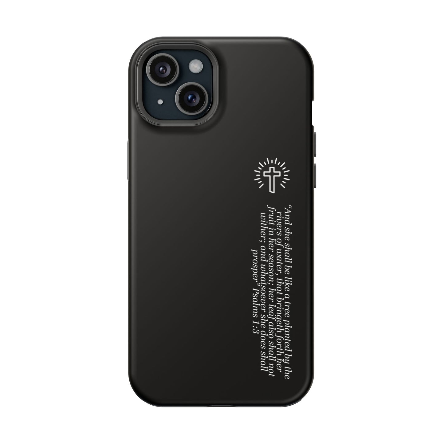 She Shall be Planted MagSafe iPhone® Case Black