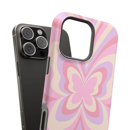 Pink Bow & Butterfly MagSafe iPhone® Case