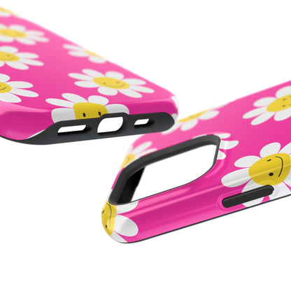 Pink Flowers MagSafe iPhone® Case