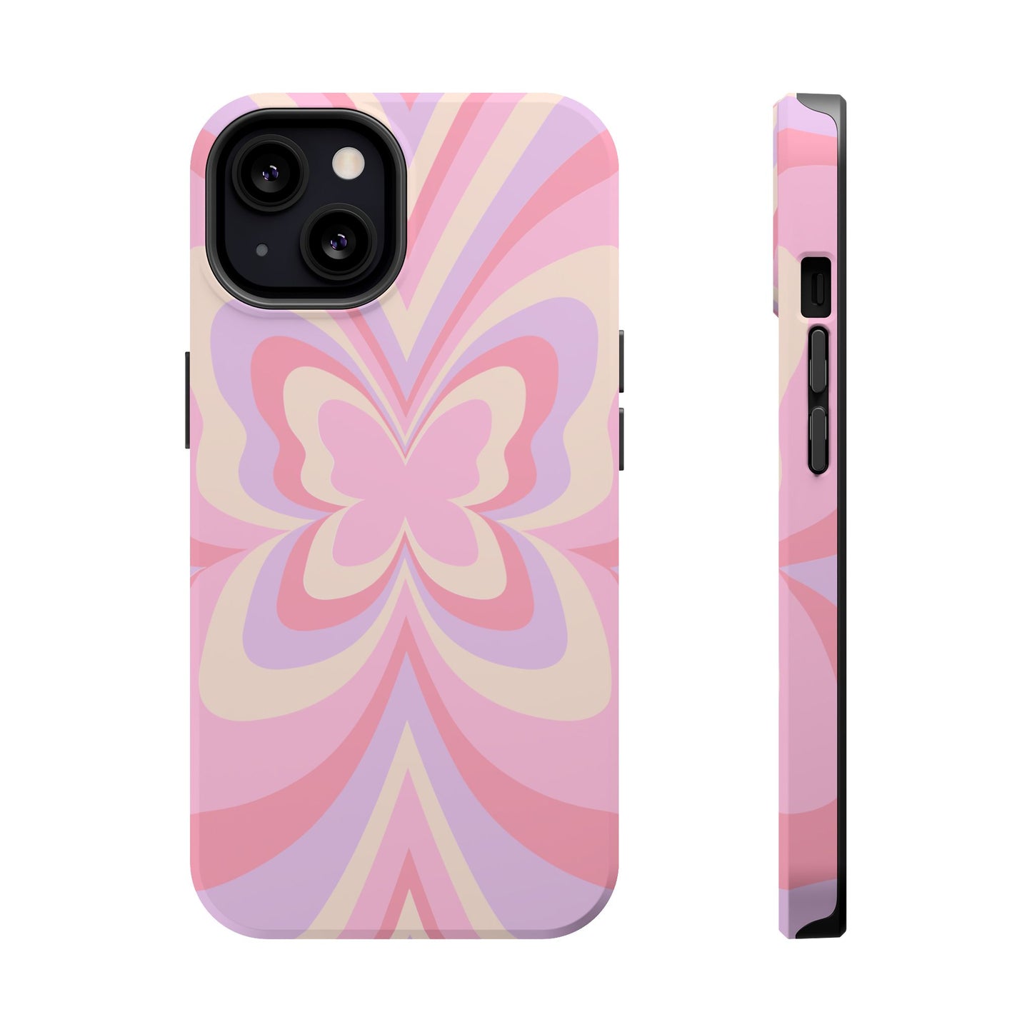 Pink Bow & Butterfly MagSafe iPhone® Case