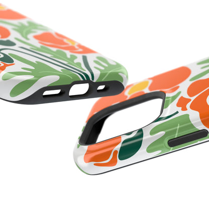 Orange Daisy MagSafe iPhone® Case