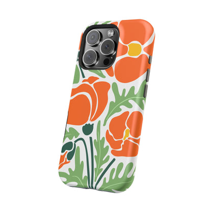 Orange Daisy MagSafe iPhone® Case