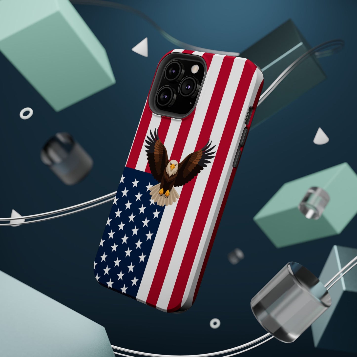 American Flag Magnetic Eagle Phone Case