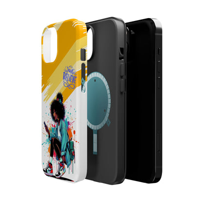 Black Girl Believe MagSafe iPhone® Case