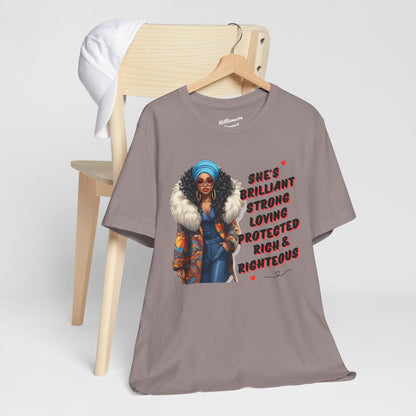 She's Brilliant Soft Cotton Tee