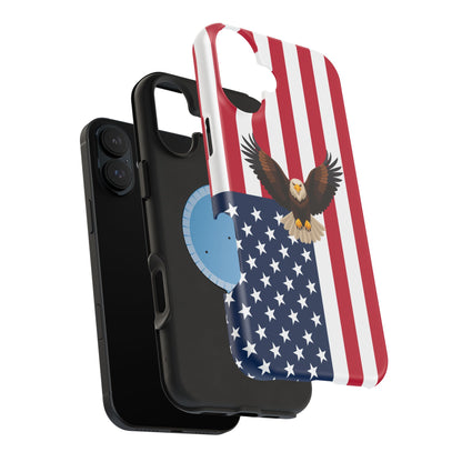 American Flag Magnetic Eagle Phone Case