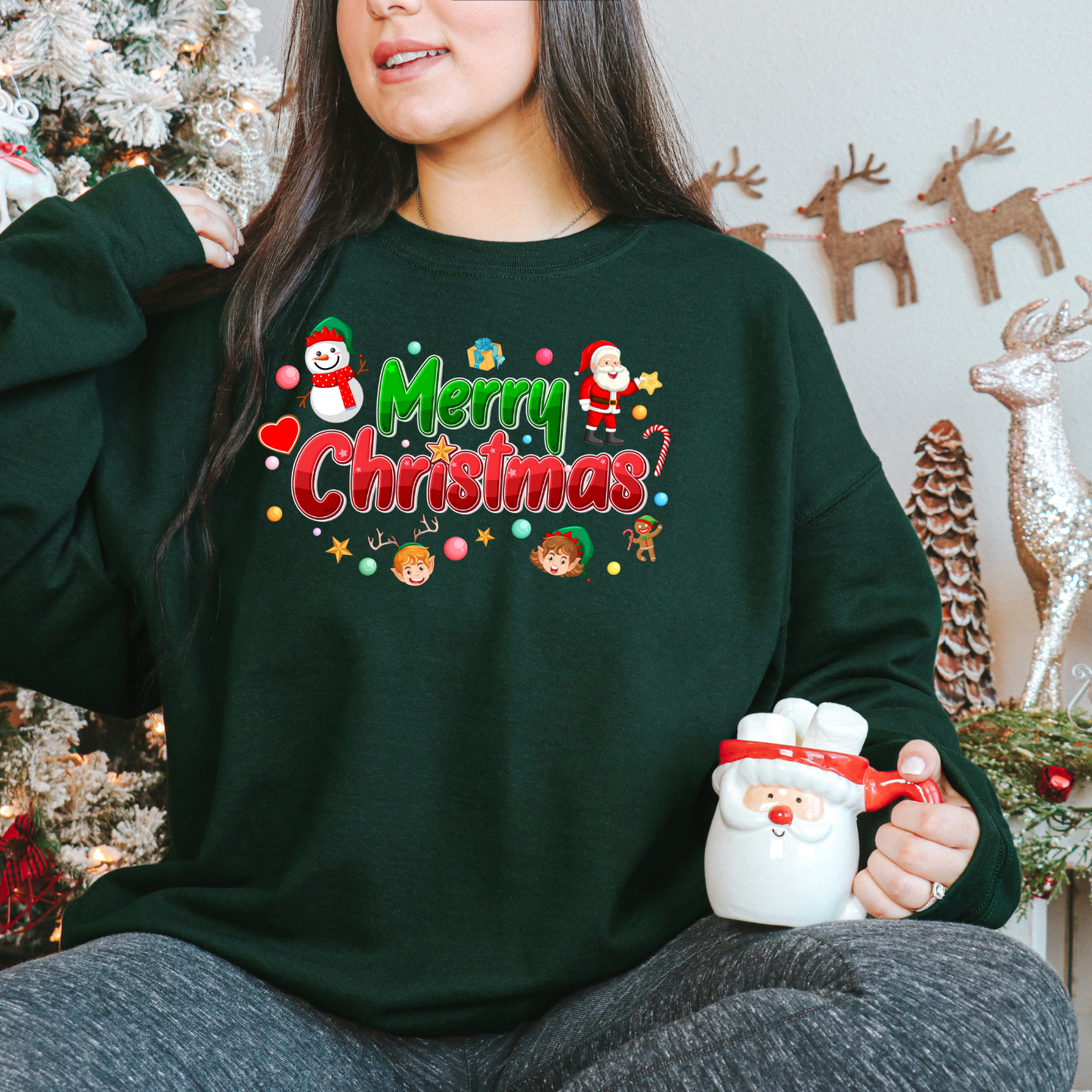 Merry Christmas Heavy Blend™ Sweatshirt
