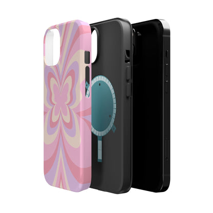 Pink Bow & Butterfly MagSafe iPhone® Case