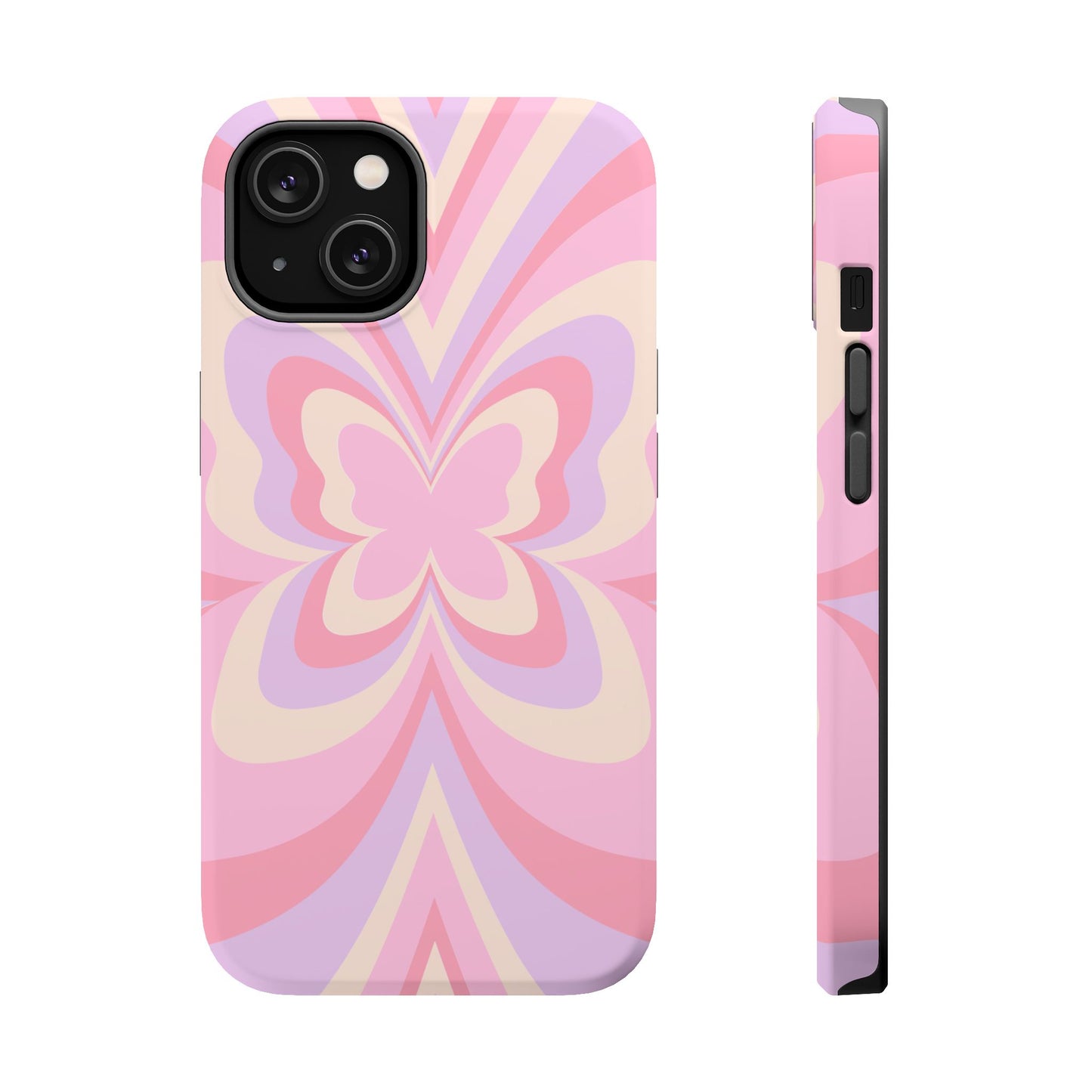 Pink Bow & Butterfly MagSafe iPhone® Case