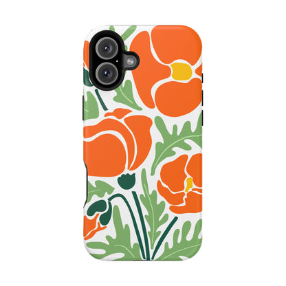 Orange Daisy MagSafe iPhone® Case