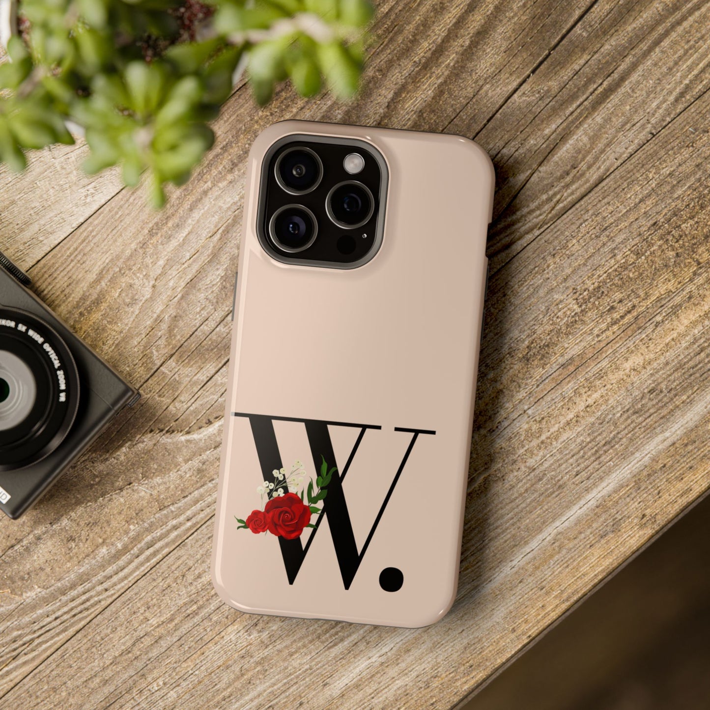 Personalized Letter W MagSafe iPhone® Case