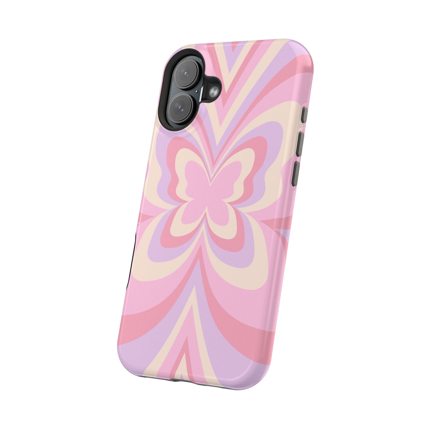 Pink Bow & Butterfly MagSafe iPhone® Case