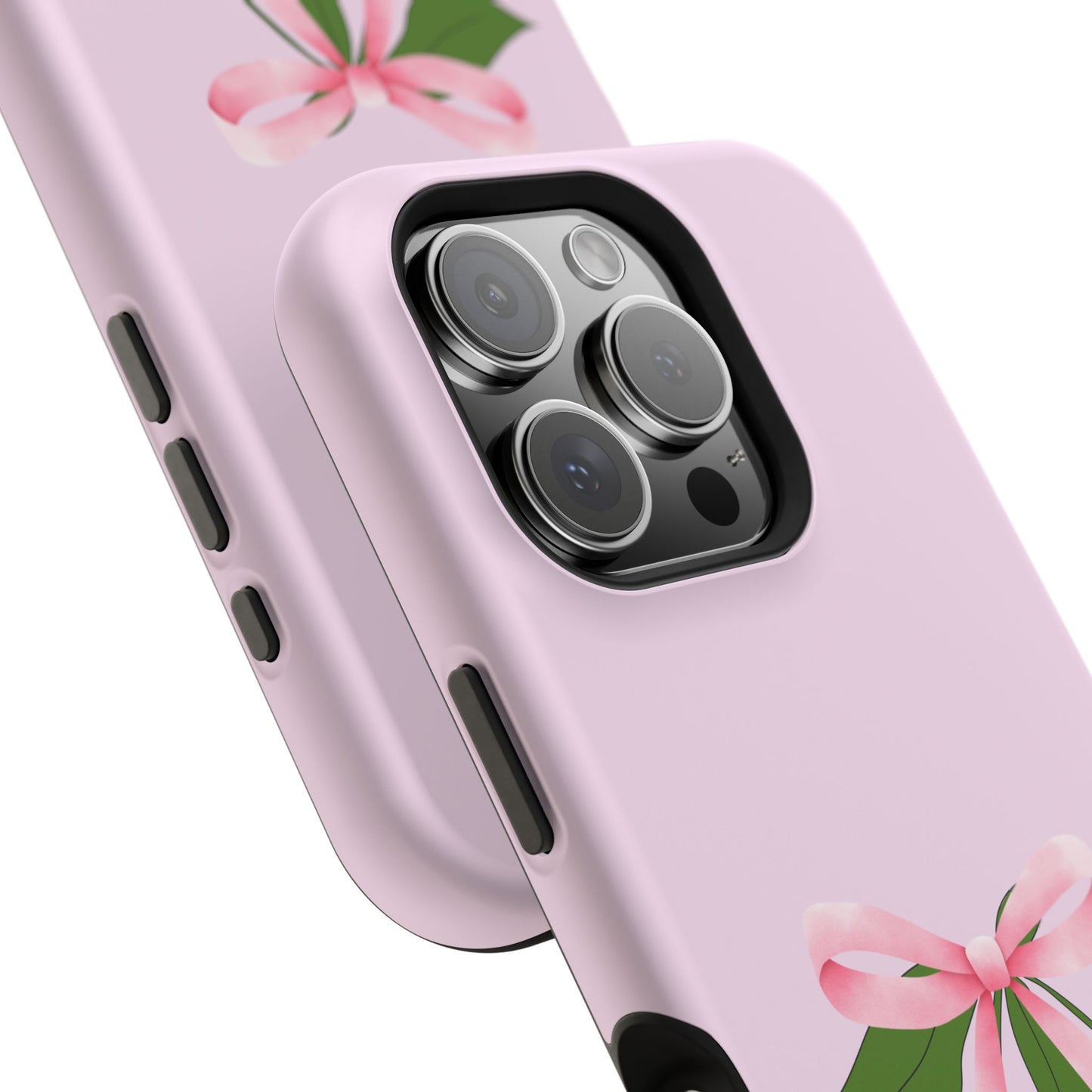 Pink Bow & Cherry MagSafe iPhone® Case