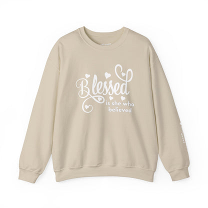 Blessed is She Unisex Crewneck Sweatshirt