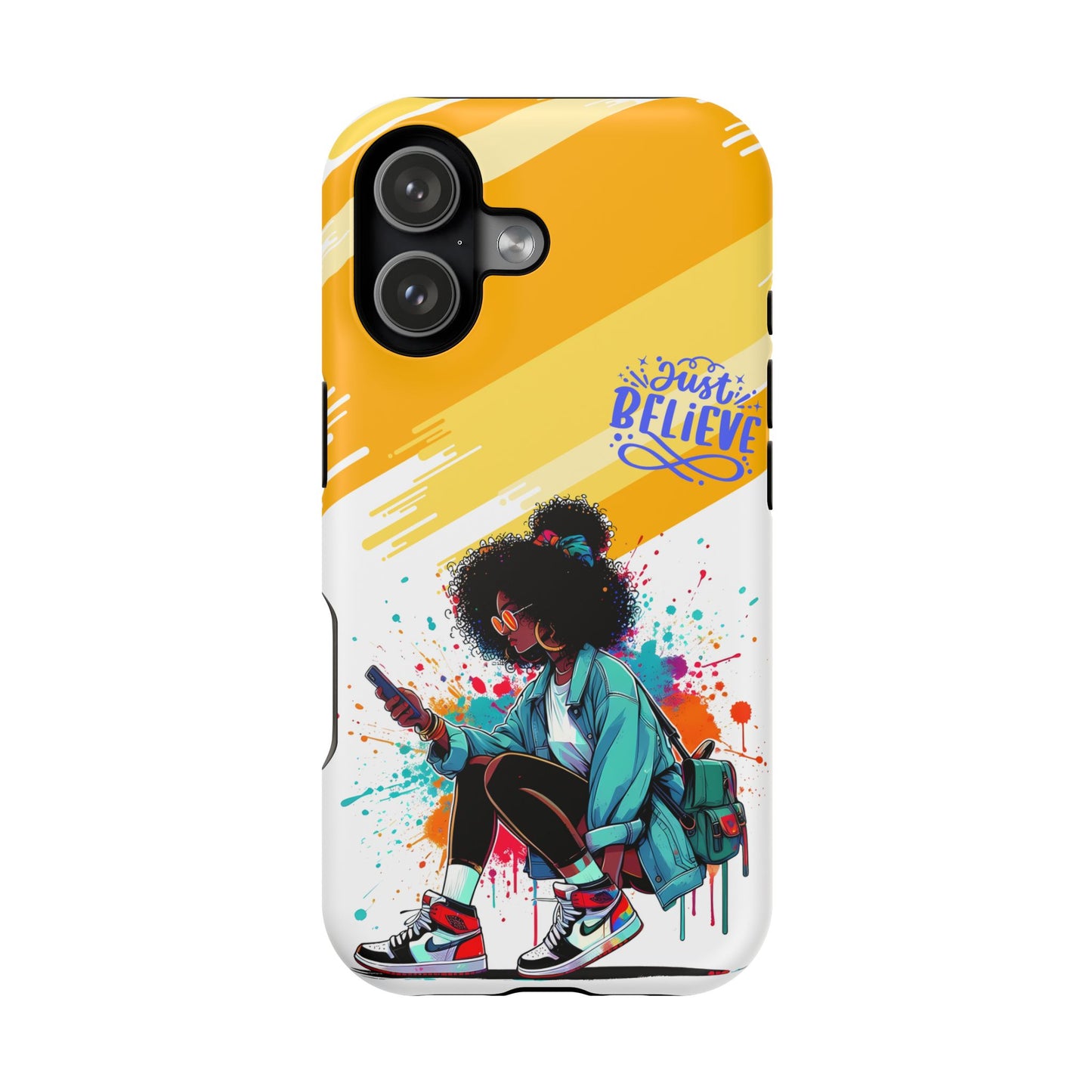Black Girl Believe MagSafe iPhone® Case