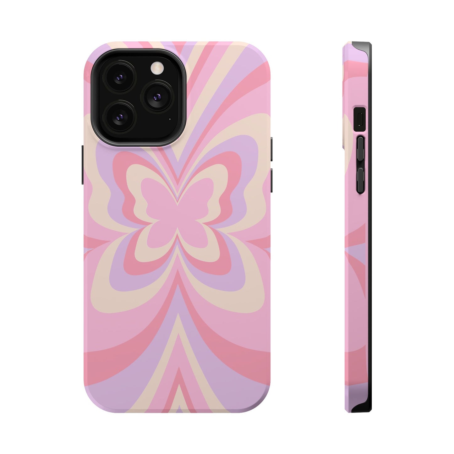 Pink Bow & Butterfly MagSafe iPhone® Case