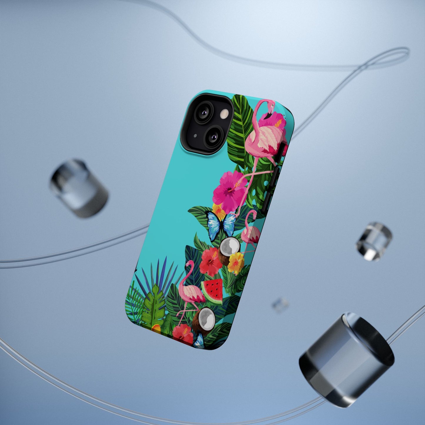 Pink Flamingo MagSafe iPhone® Case